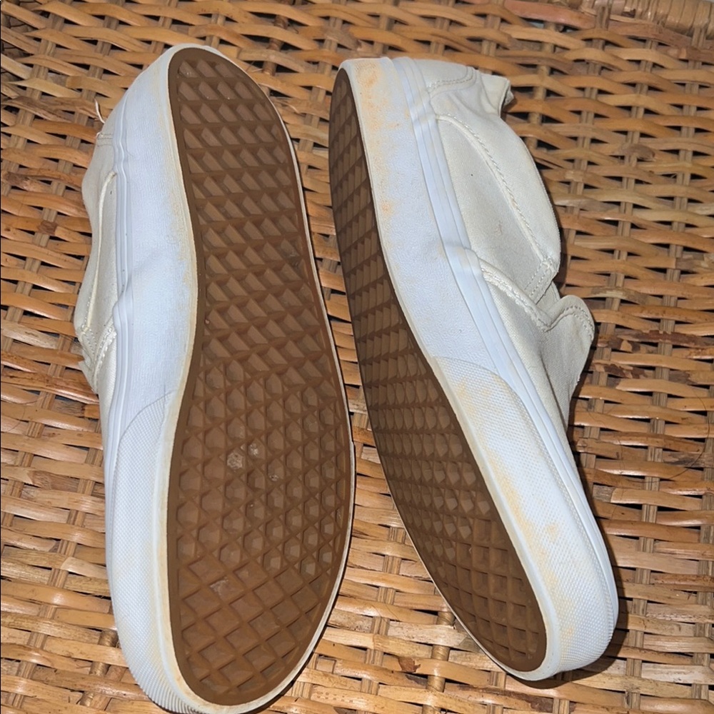 Vans Off-White Slip-On Shoes